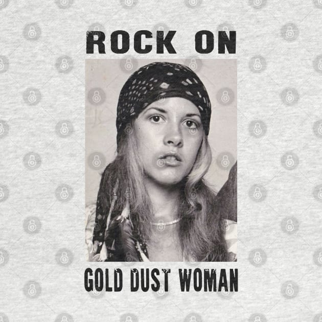 STEVIE NICKS ROCK ON GOLD DUST WOMAN by DONIEART